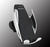 Exclusieve Smart Sensor Draadloze Ventilatie 360 graden Rotatie Autohouder & Autolader 10W Wireless Charger Snellader - Infrarood Automatische Detectie houder voor iPhone XS(Max) S