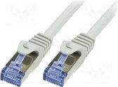 Câble réseau LogiLink CQ3142S 50 m Cat6a S/ FTP (S-STP) Grijs
