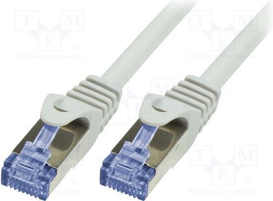 Foto: By qubix internetkabel cat 8 ethernet kabel 1 meter rj45 donkerblauw netwerkkabel lan utp kabel