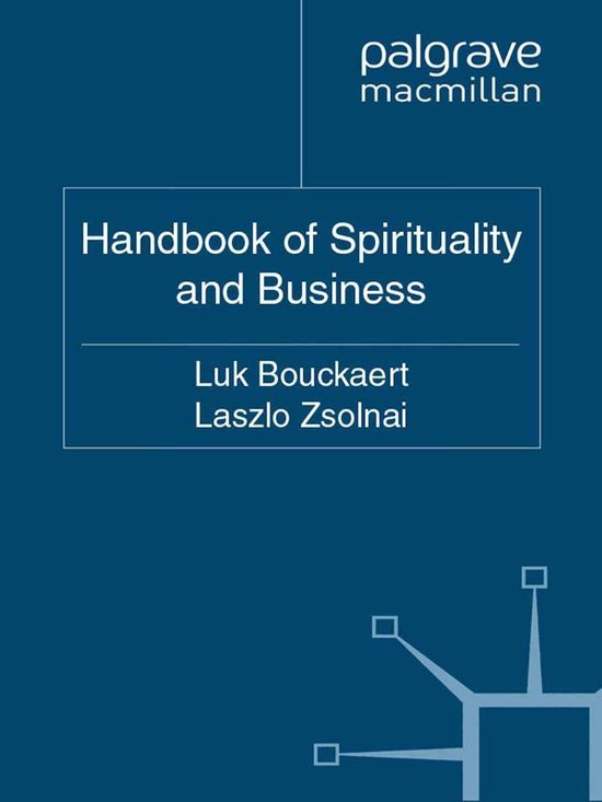 The Palgrave Handbook of Spirituality and Business - cover