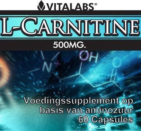VitaTabs L-Carnitine - 500 mg - 60 capsules - Voedingssupplementen