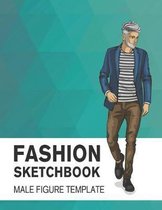 Fashion Sketchbook Male Figure Template