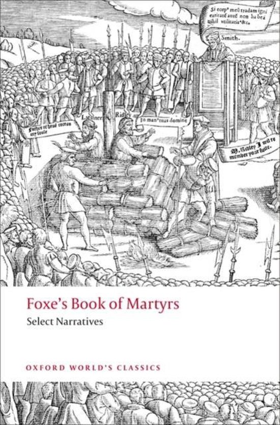 Foxes Book Of Martyrs Select Narratives - cover