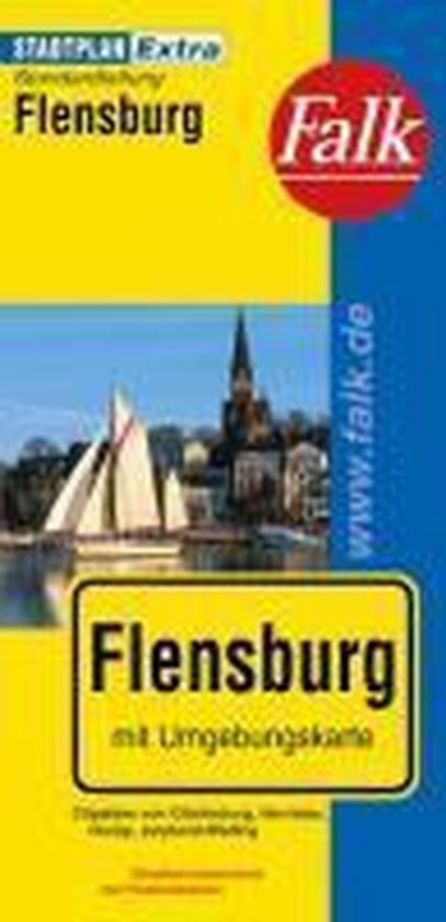 Falk Stadtplan Extra Standardfaltung Flensburg mit Ortsteile ... - cover