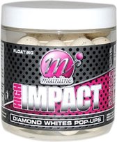 Mainline High Impact Pop-up Boilie - Diamond Whites - 15mm - Wit