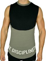 Be Disciplined Cut Off Shirt | Grijs (S) - Disciplined Sports