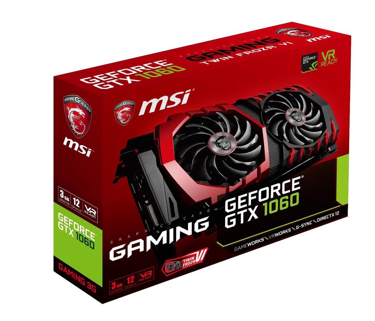 MSI GeForce GTX 1060 GAMING X 3GB | bol.com