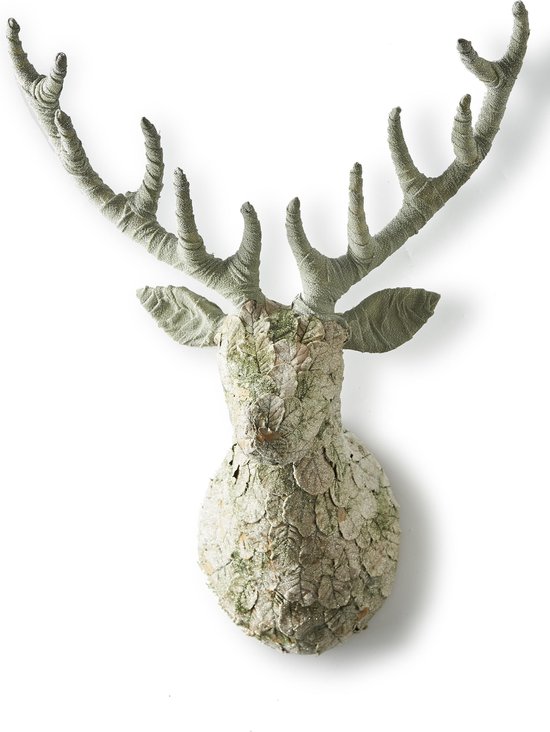 Riviera Maison Darling Deer - Decoratief beeld of figuur - Naturel - Bladeren;... | bol.com