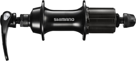 Foto: Shimano achternaaf sora rs300 velgrem 135 mm 32g zwart