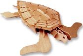 Bouwpakket 3D Puzzel Schildpad- hout