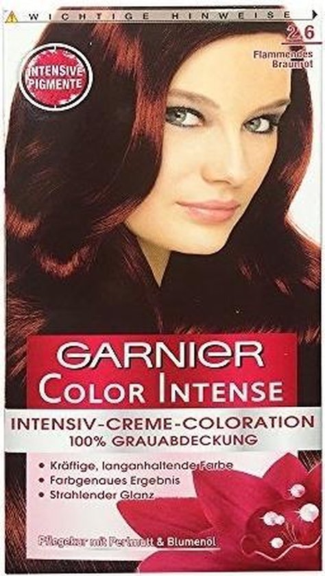 Score evalueren alleen Garnier Nutrisse Haarverf Ultra Color 2.60 - Haarverf Bruin Rood | bol.com