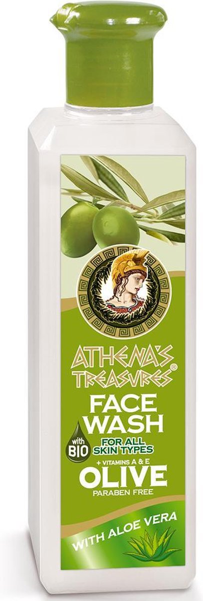 Pharmaid Athenas Treasures Natural Face Wash Bio Olive Oil met Aloë Vera 250ml | Natuurlijk Goed