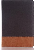 Shop4 - Samsung Galaxy Tab S2 9.7 (2016) Hoes - Book Cover Saffiano en Vintage Leer Donker Bruin