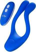 BeauMents Doppio 2.0 Vibrator voor koppels - Blauw - 13 cm