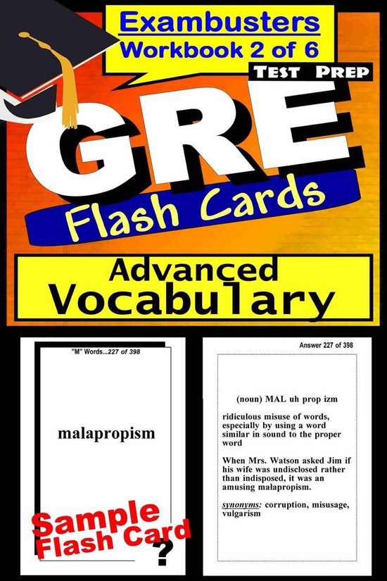Exambusters GRE 2 - GRE Test Prep Advanced Vocabulary 2 Revi ... - cover