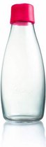Retap Waterfles - Glas - 0,5 l - Frambozen Rood