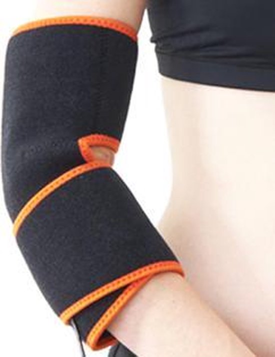 Thermedic ProWrap 120 Elleboog  Brace. Pijnbestrijding. Infrarood warmte-therapie gericht op elleboogblessure, tenniselleboog, golfelleboog, artritis. Ook spierpijn, gewrichtspijn, doorbloeding, blessures, weefselherstel e.d.