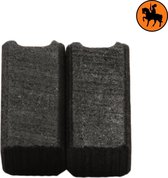 Jeu de balais de charbon pour Black & Decker P2167 - 6.3x6.3x11.5mm