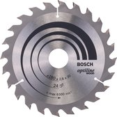 Bosch - Cirkelzaagblad Optiline Wood 180 x 30/20 x 2,6 mm, 24