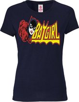 Logoshirt Vrouwen T-shirt Batgirl Logo - DC Comics - Shirt met ronde hals van Logoshirt - donkerblauw