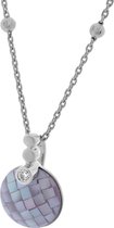 Orphelia ZH-7231 - PENDANT WITH MOSAIC - 925 silver - cubic zirkonia - 45 cm