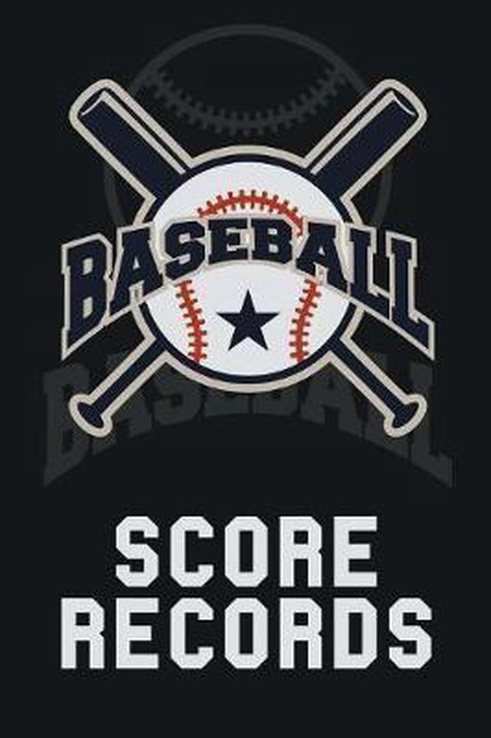 Baseball Score Records, Statistician Score Books And Sheets
