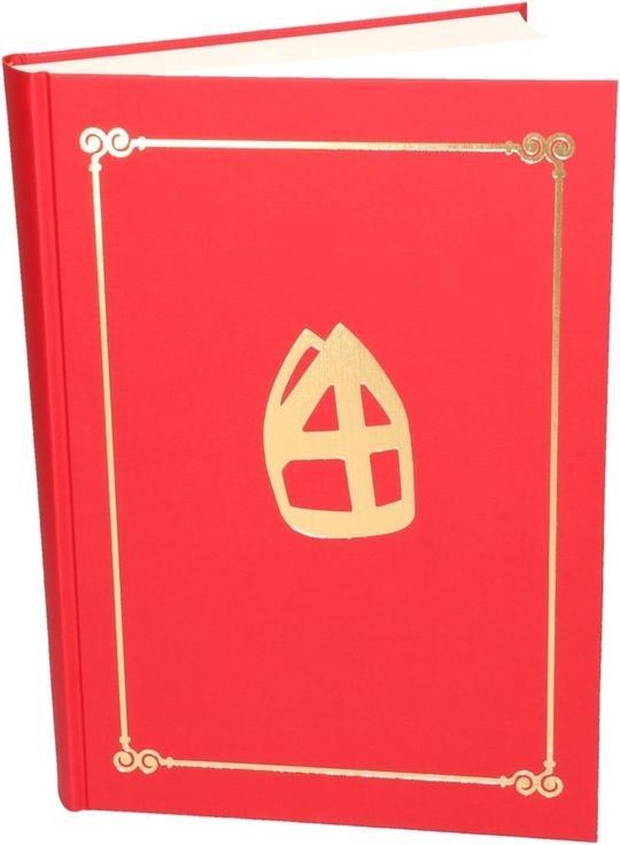 Rood Sinterklaasboek met mijter 350 paginas | bol.com