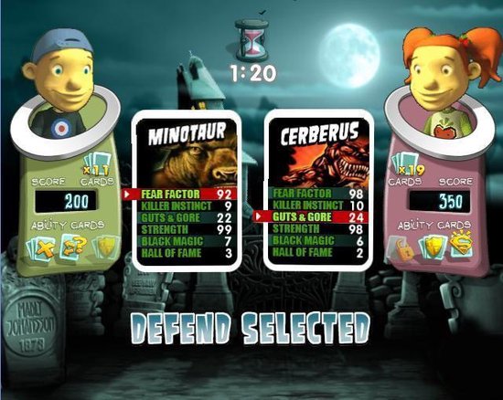 Top Trumps: Horror and Predators - Nintendo DS