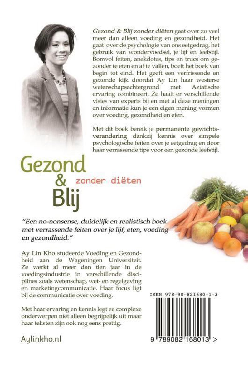 Gezond & blij zonder diëten - back cover