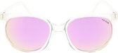 ICON Sport Zonnebril BLAZE - Transparant montuur - Roze spiegelende glazen - GEPOLARISEERD (p)