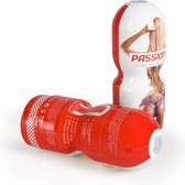Power Escorts - Masturbator Cup - Red Passion - BR25 - beige - Kunst Kut - Kunst Vagina - Speeltjes voor Mannen - Pocket Pussy - beige