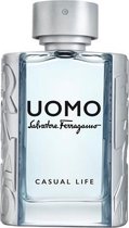 MULTI BUNDEL 2 stuks Salvatore Ferragamo Uomo Casual Life Eau De Toilette Spray 100ml