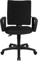 Staples Zero Bureaustoel - Draaistoel voor Volwassenen - Ergonomische Bureaustoel met Armleuningen - Zwart