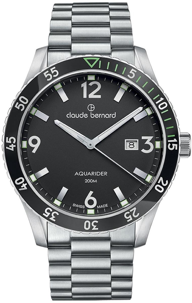 Claude bernard aquarider 53008 3NVM NV Mannen Quartz horloge