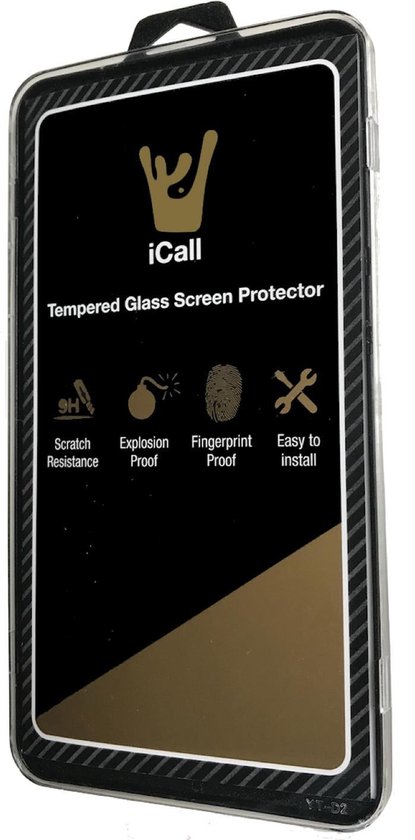 Huawei P Smart Case Translucide TPU Silicone Soft Gel Case + Protecteur d'écran en verre trempé - de iCall