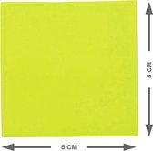 25 Whiteboard Magneten Vierkant 5 cm - Groen - Herschrijfbaar