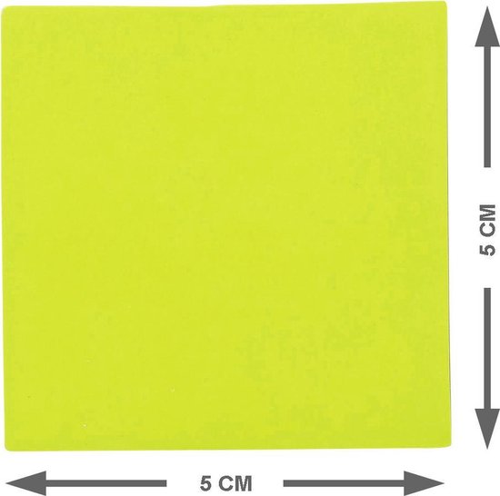 25 Whiteboard Magneten Vierkant 5 cm - Groen - Herschrijfbaar