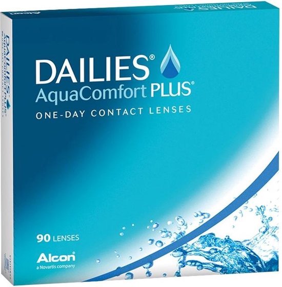 +5,00 - Dailies Aqua Comfort Plus - Pack de 90 - Lentilles journalières - Lentilles de contact