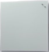 2x Naga magnetisch glasbord, wit, 45x45cm