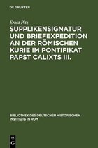 Supplikensignatur und Briefexpedition an der römischen Kurie im Pontifikat Papst Calixts III.