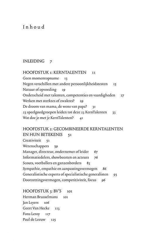 Beken(d) talent