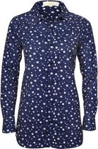 ACTIE Blouse Kleur:blauw / White maat:M