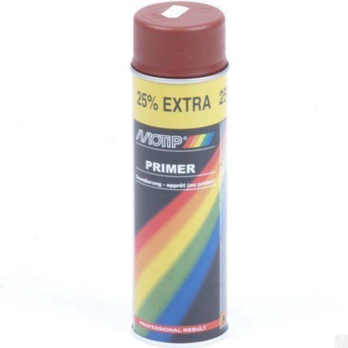 Toolwelle Spuitverf Primer Rood, bus 500 ML. MOTIP