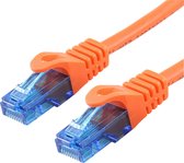 LOGON TCU55U005O netwerkkabel 0,5 m Cat5e U/UTP (UTP) Oranje