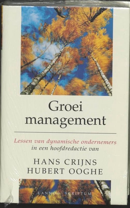 Cover van het boek 'Groeimanagement / druk 1' van Hans Crijns