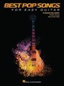 Livre 'Best Pop Songs for Easy Guitar' avec sur la couverture une guitare électrique entourée d'une explosion de lumières colorées. 75 chansons, dont 'All of Me', 'Get Lucky', 'Home', 'Let It Go' et 'Royals'.