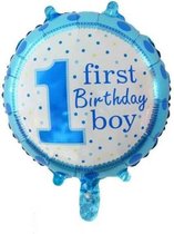 Folieballon First birthday boy 45 cm