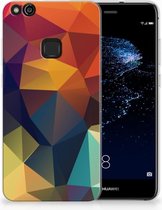 Huawei P10 Lite TPU Hoesje Design Polygon Color