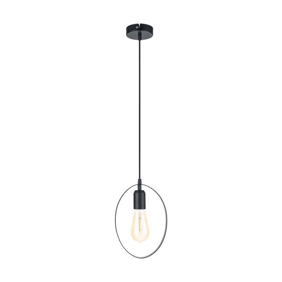 EGLO Vintage Bedington - Hanglamp - 1 Lichts - Zwart