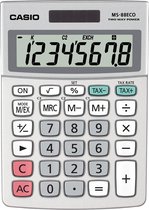 3x Casio bureaurekenmachine MS-88 ECO